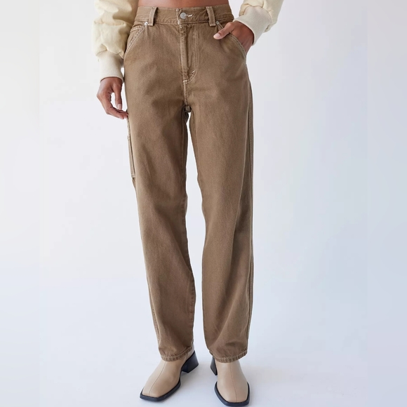 Levi's Jeans Nwt Levis Premium Lazy Sepia Brown Dad Utility Jeans 26x3 Poshmark